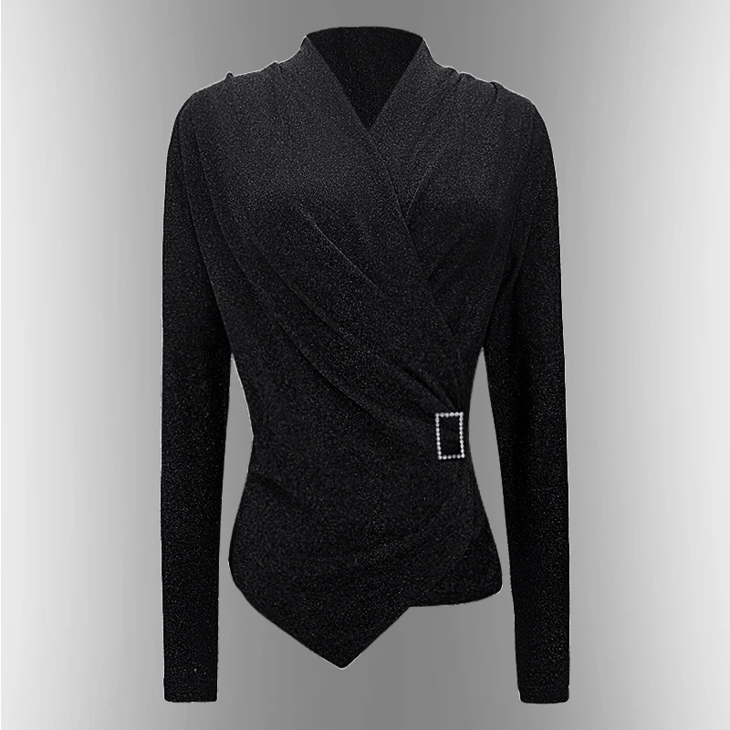 时尚服装女士丝光莱卡上衣6DD256