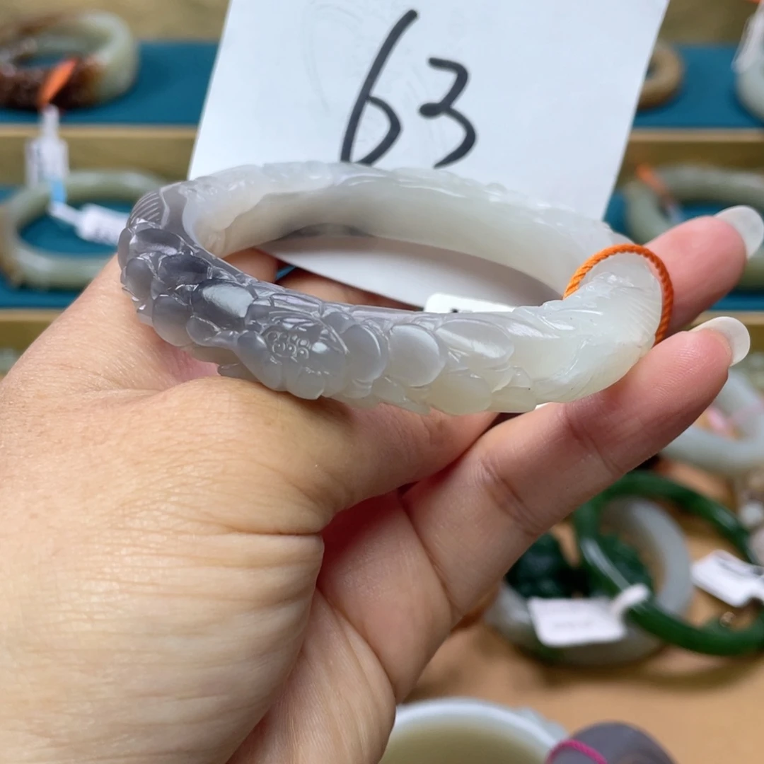 未镶嵌手镯和田玉圈口55
