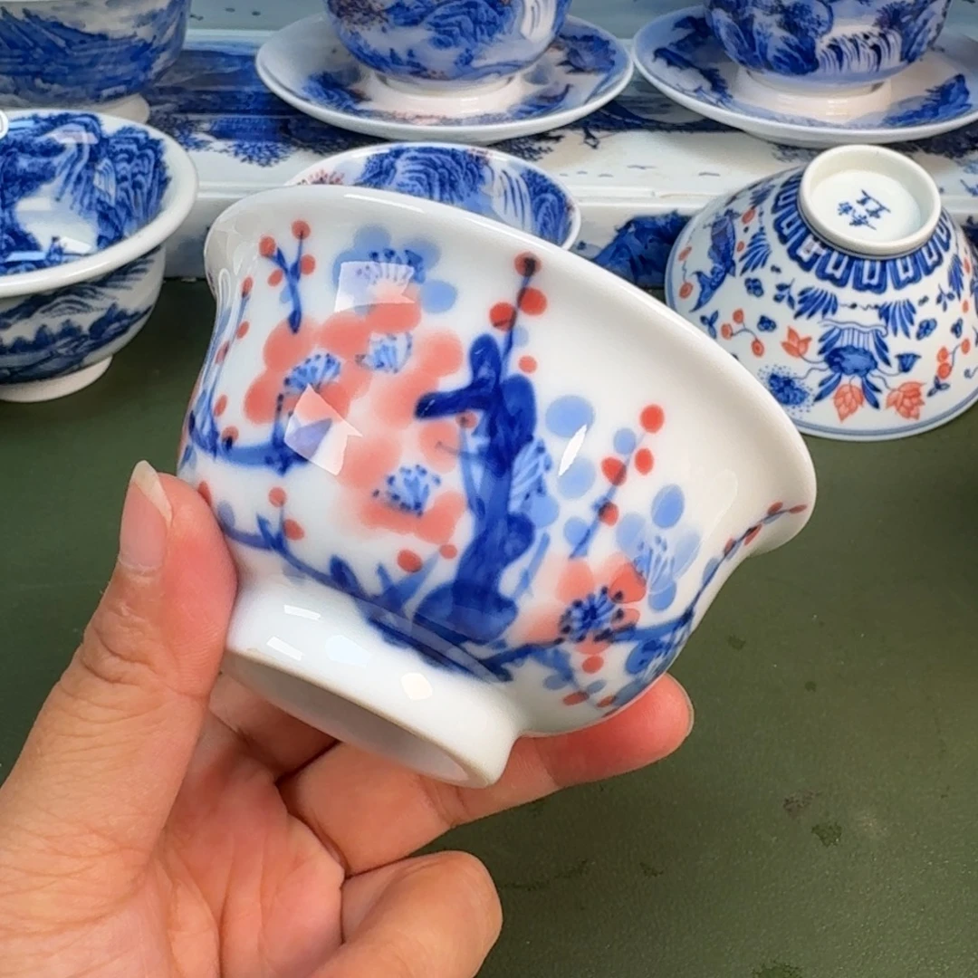景德镇纯手绘茶具圆圆254