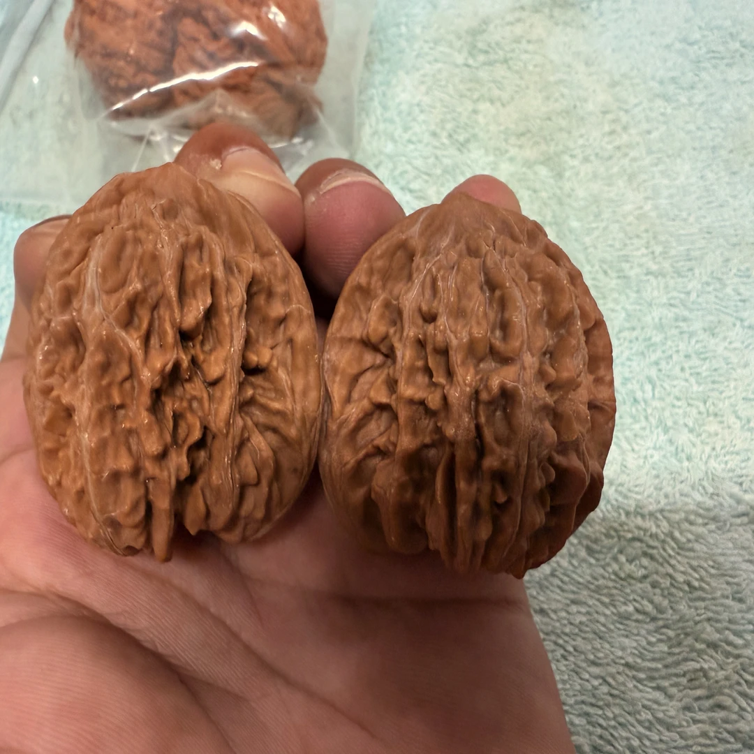 四座楼文玩核桃，高37边45肚40