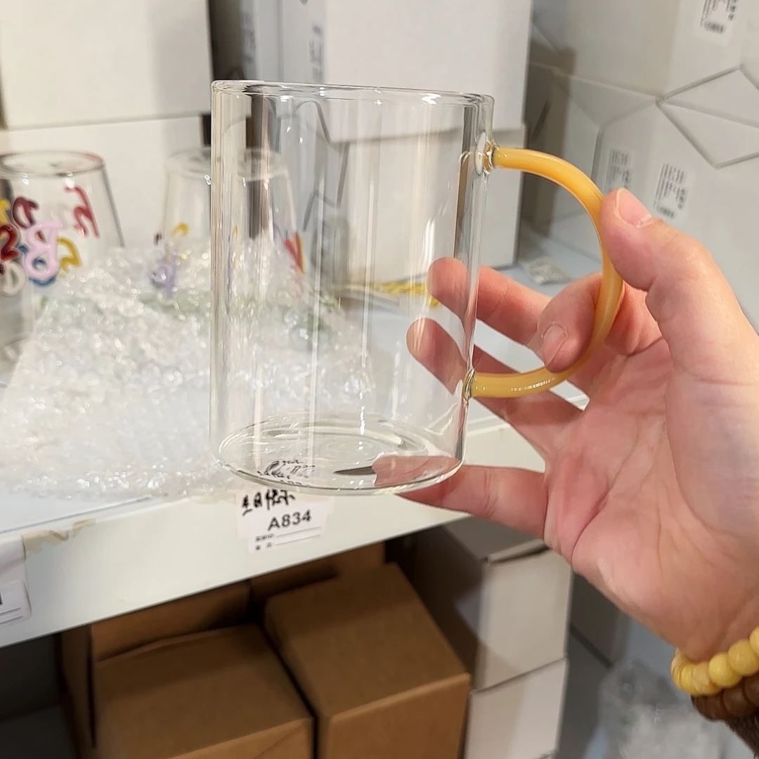594发2黄玉把手单杯