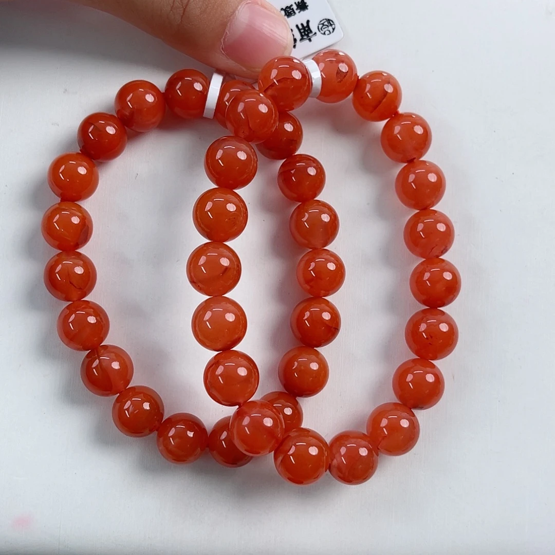 未镶嵌保山滴水洞单圈10（多样式发其一）南红玛瑙