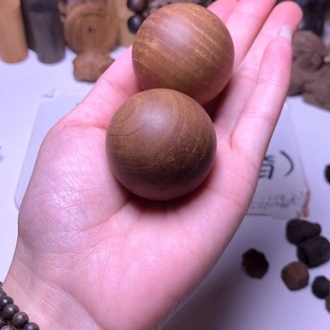 檀香木把件燕****6檀香手球