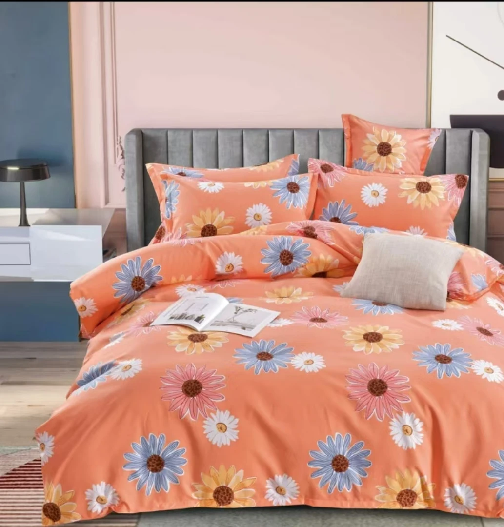 【双人床单太阳花】加厚牛奶棉秋冬保暖加绒舒适斜纹加密床单