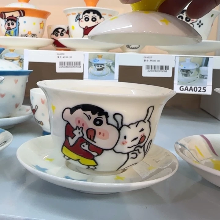 手绘动漫高温釉下彩手绘陶瓷