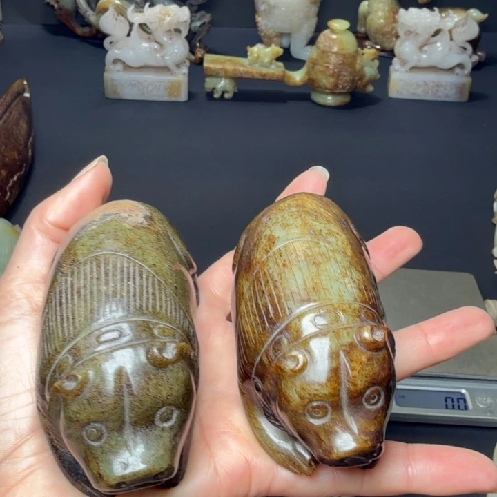 神***秘古玉老玉收藏珍品摆件