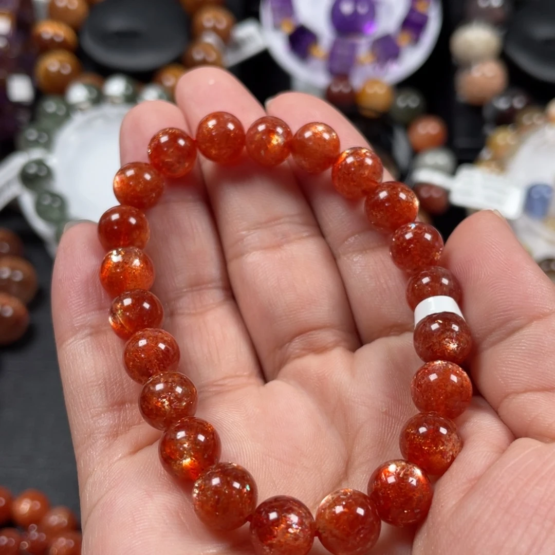 日光石手链未镶嵌金太阳8.5mm