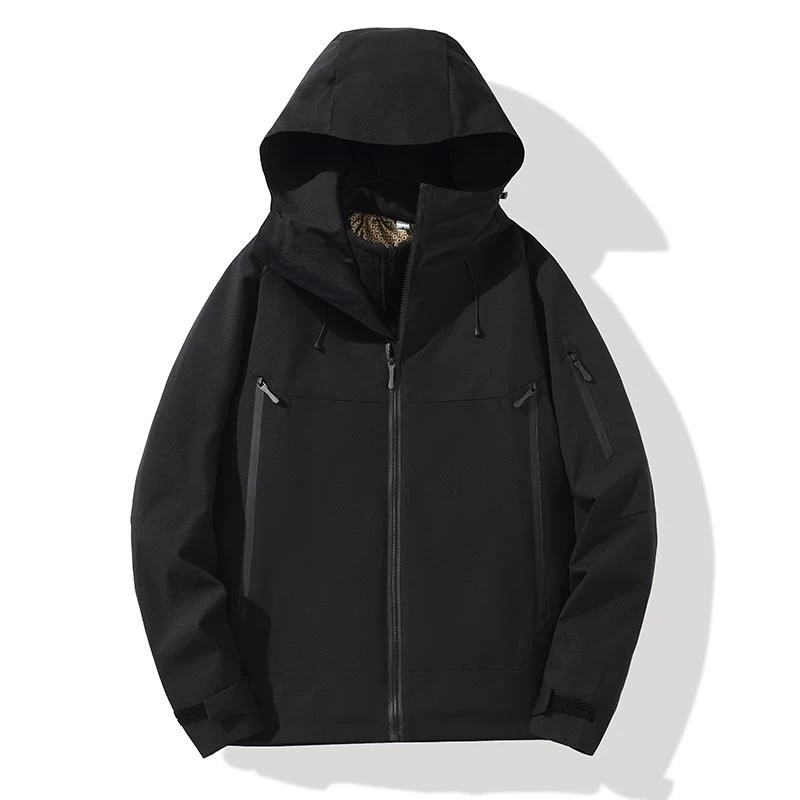 充气后枕三合一冲锋衣石墨烯摇粒绒内胆 2565春秋防水春季加绒