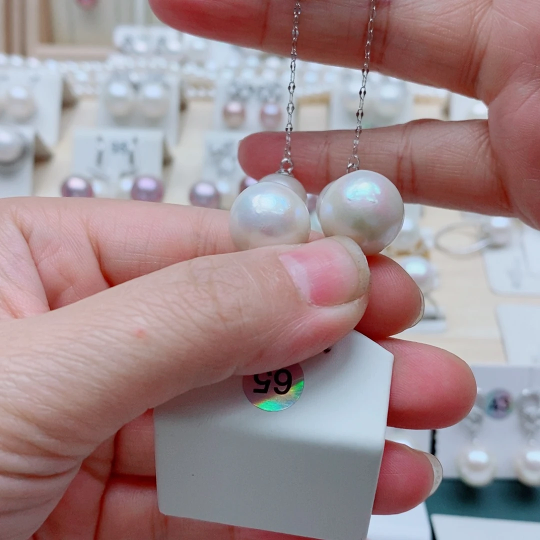 香***香淡水珍珠银S925镶嵌颈饰