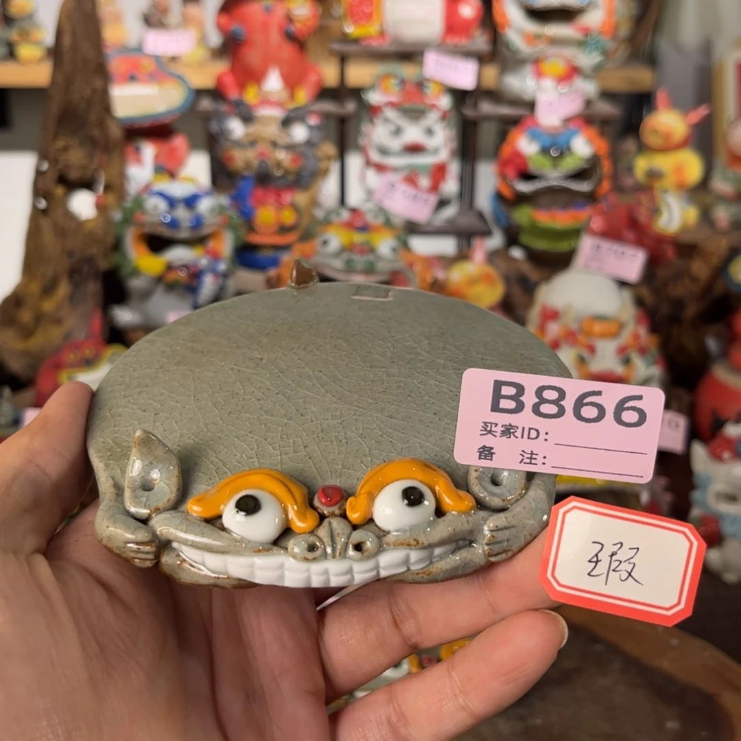 泥塑纯手工茶宠摆件