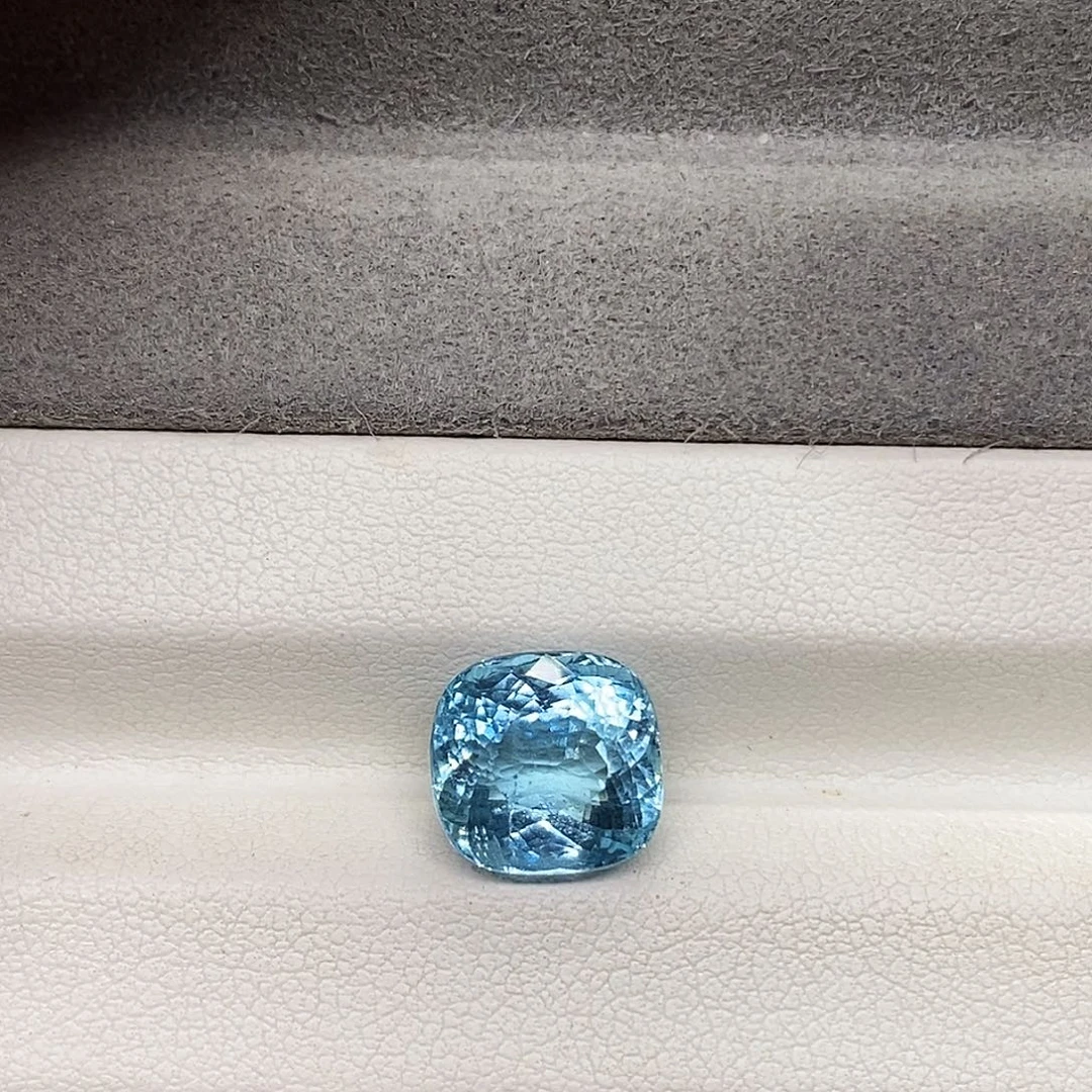 海蓝宝石裸石4.82克拉天然圣玛利亚海蓝宝