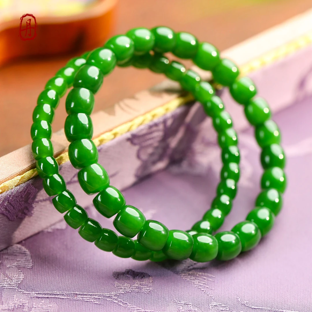 EMPRESS【碧玉桶珠手串】多样性发货一个