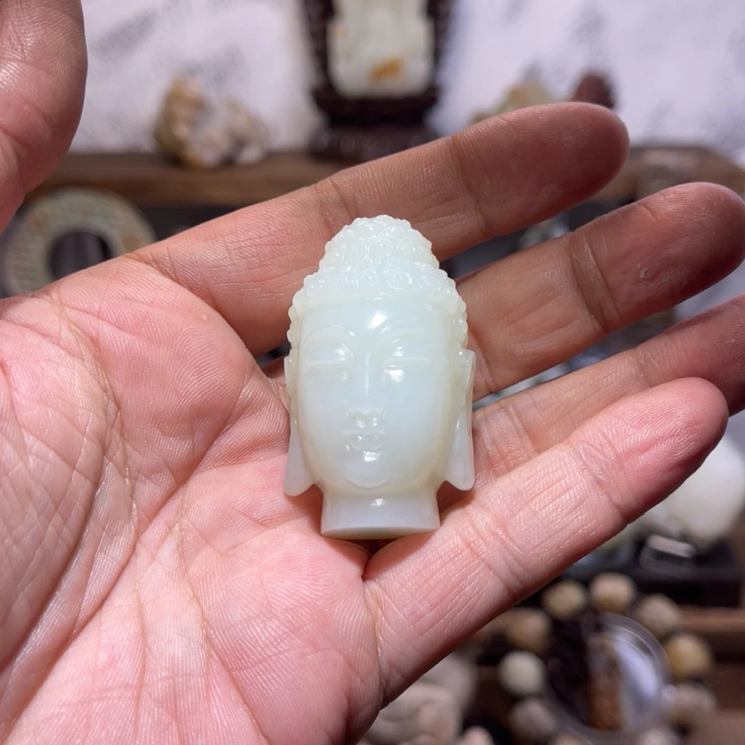 和田玉颈饰未镶嵌天****8