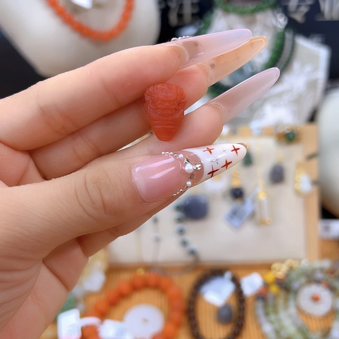 南红玛瑙未镶嵌珠宝半成品sj