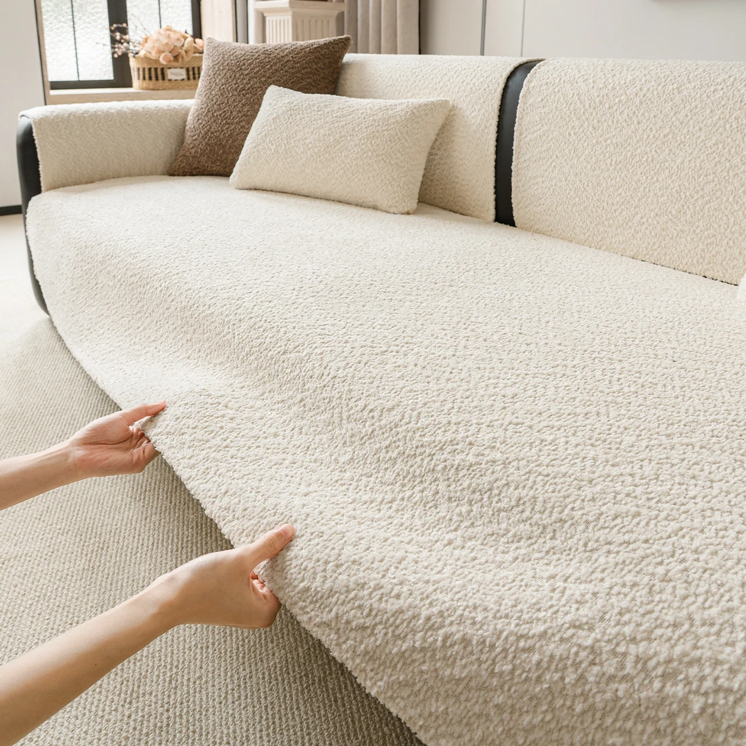 也米四季通用雪尼尔沙发垫2025新款轻奢高级感客厅冬季防滑盖布巾