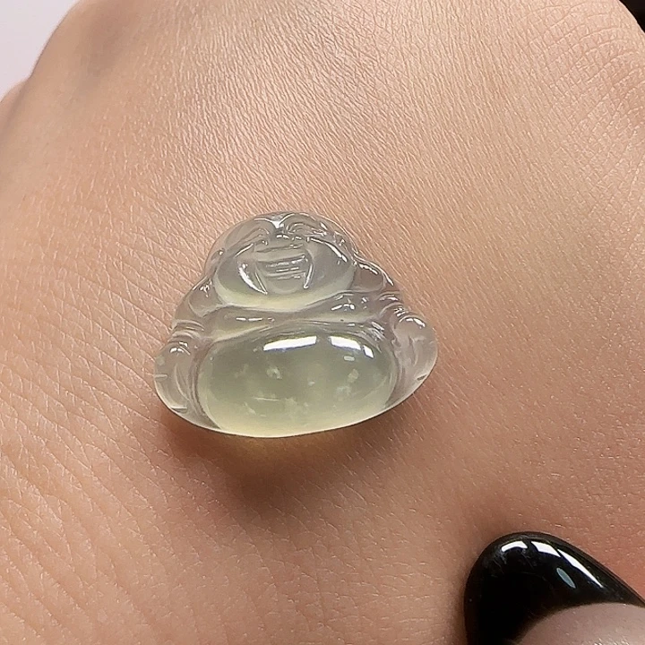 合金蛇纹石玉颈饰佛