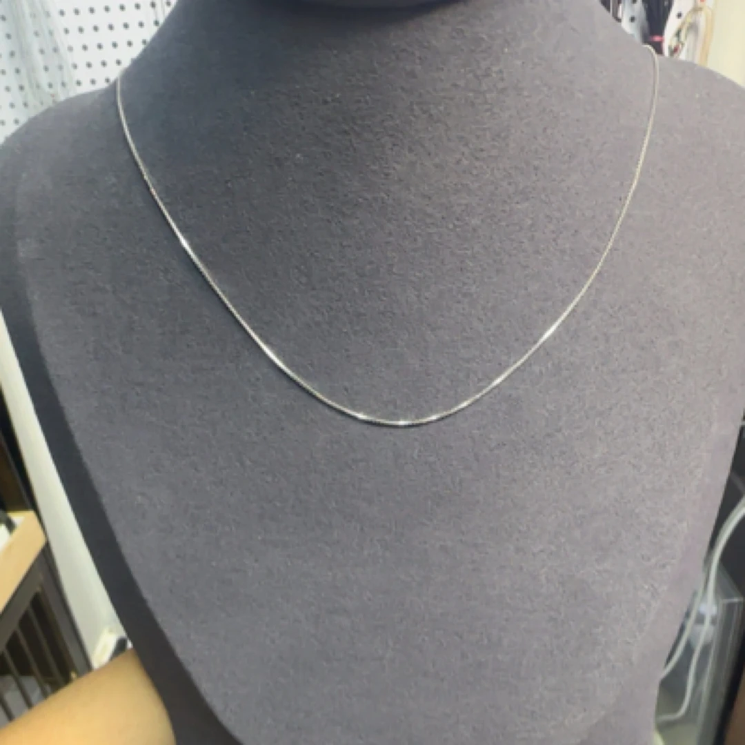 链子925银 针式万能盒子链条  颜色自行备注