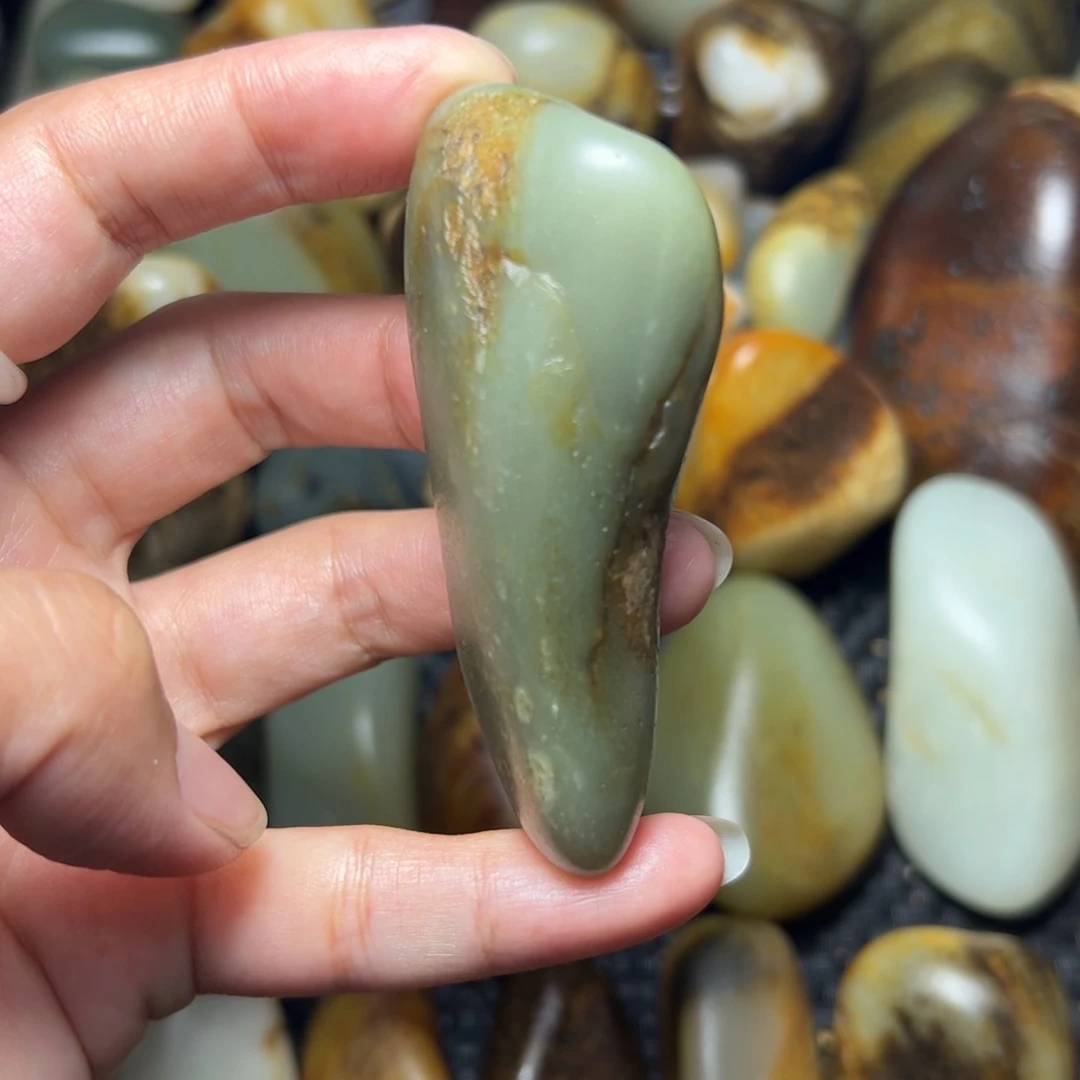 和田玉未镶嵌挂件7