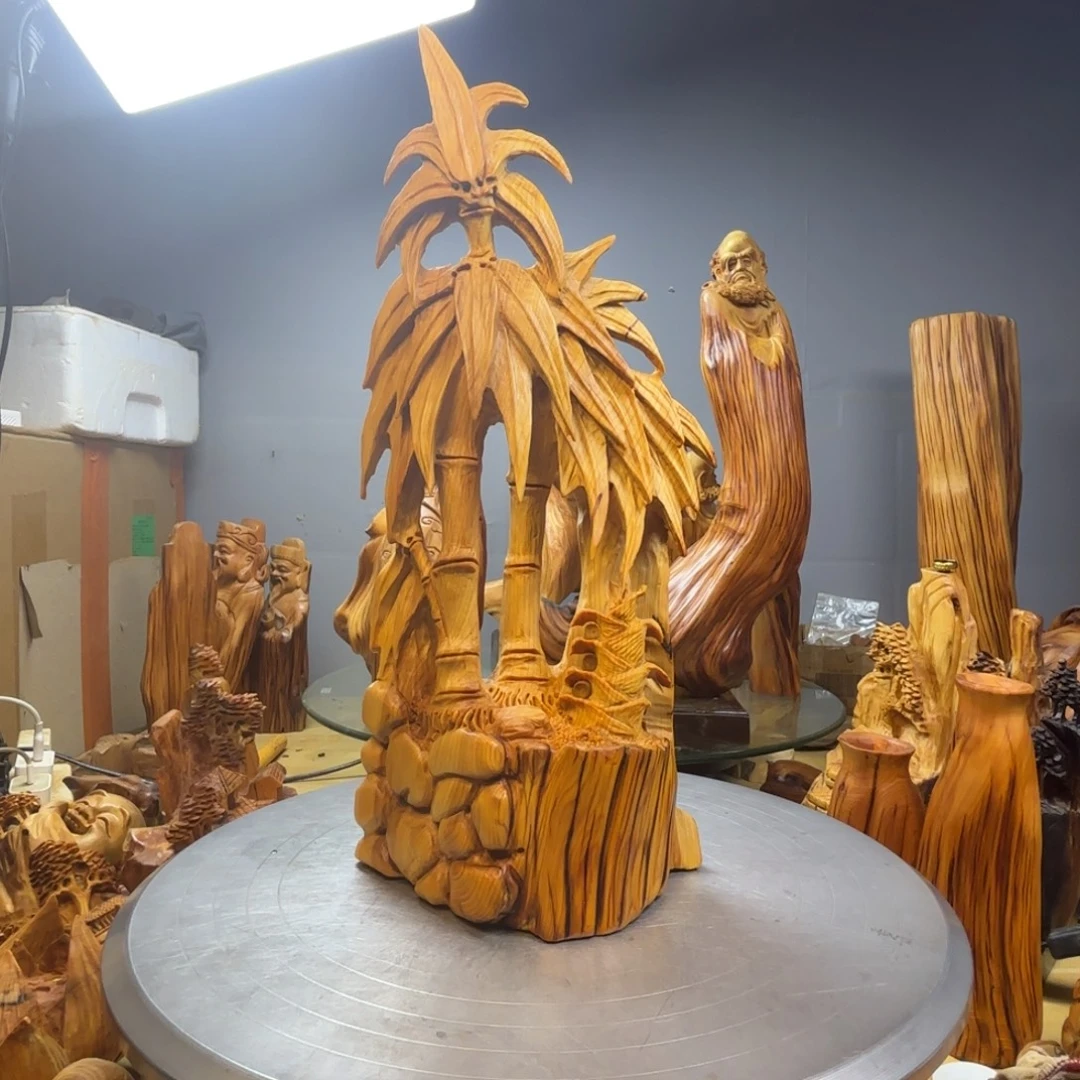 景***具柏木（崖柏）崖柏摆件66666666