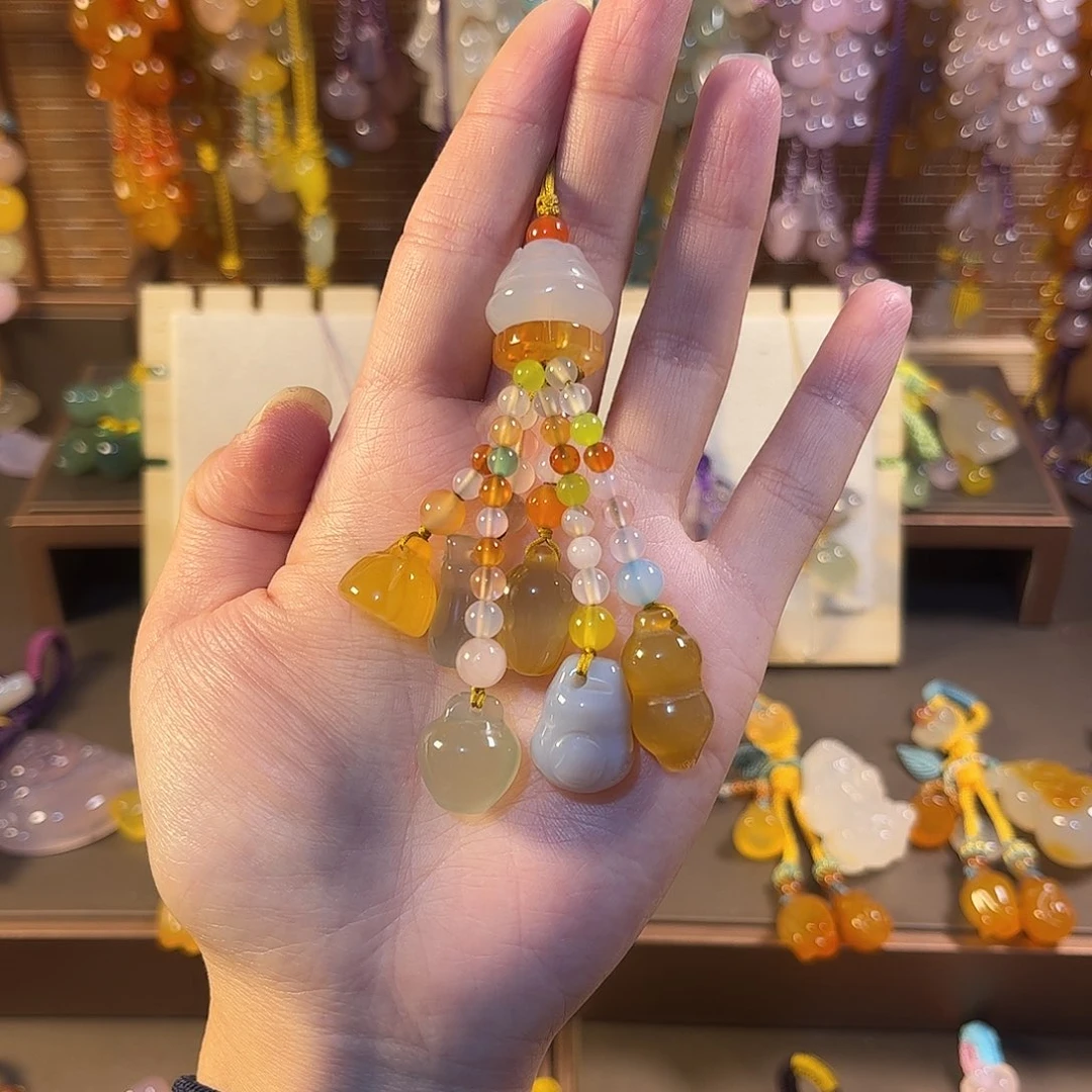 *****玛瑙/玉髓未镶嵌车挂福利款手机链
