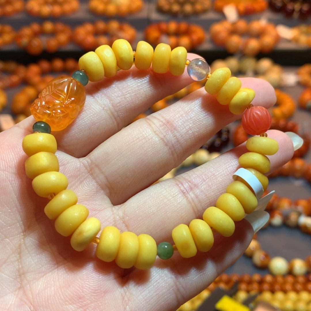 【闪购商品】手串蜜蜡未镶嵌蜜蜡手串