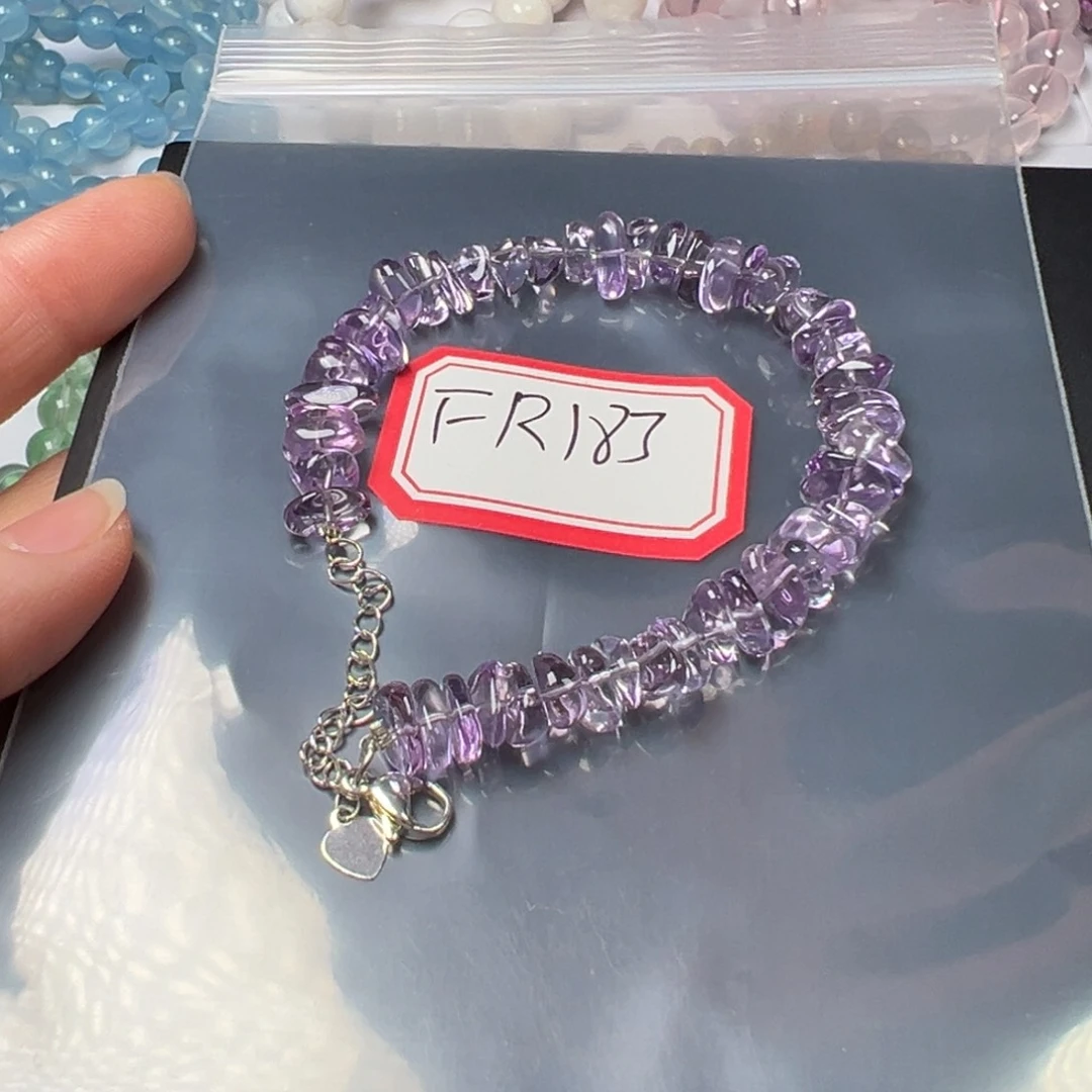 水晶手链未镶嵌A***l紫水晶