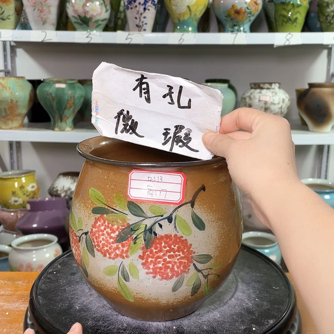 景德镇陶瓷花盆花器暇256