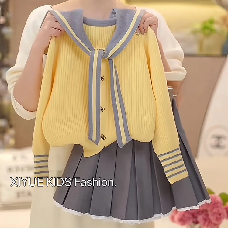 （自由组合）童装女童套装春装2025新款中大童儿童洋气时髦女孩春款