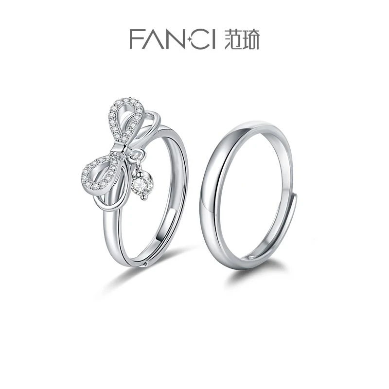 FANCI/范琦 925银合成锆石戒指 蝶梦戒指 小众 轻奢情人节礼物