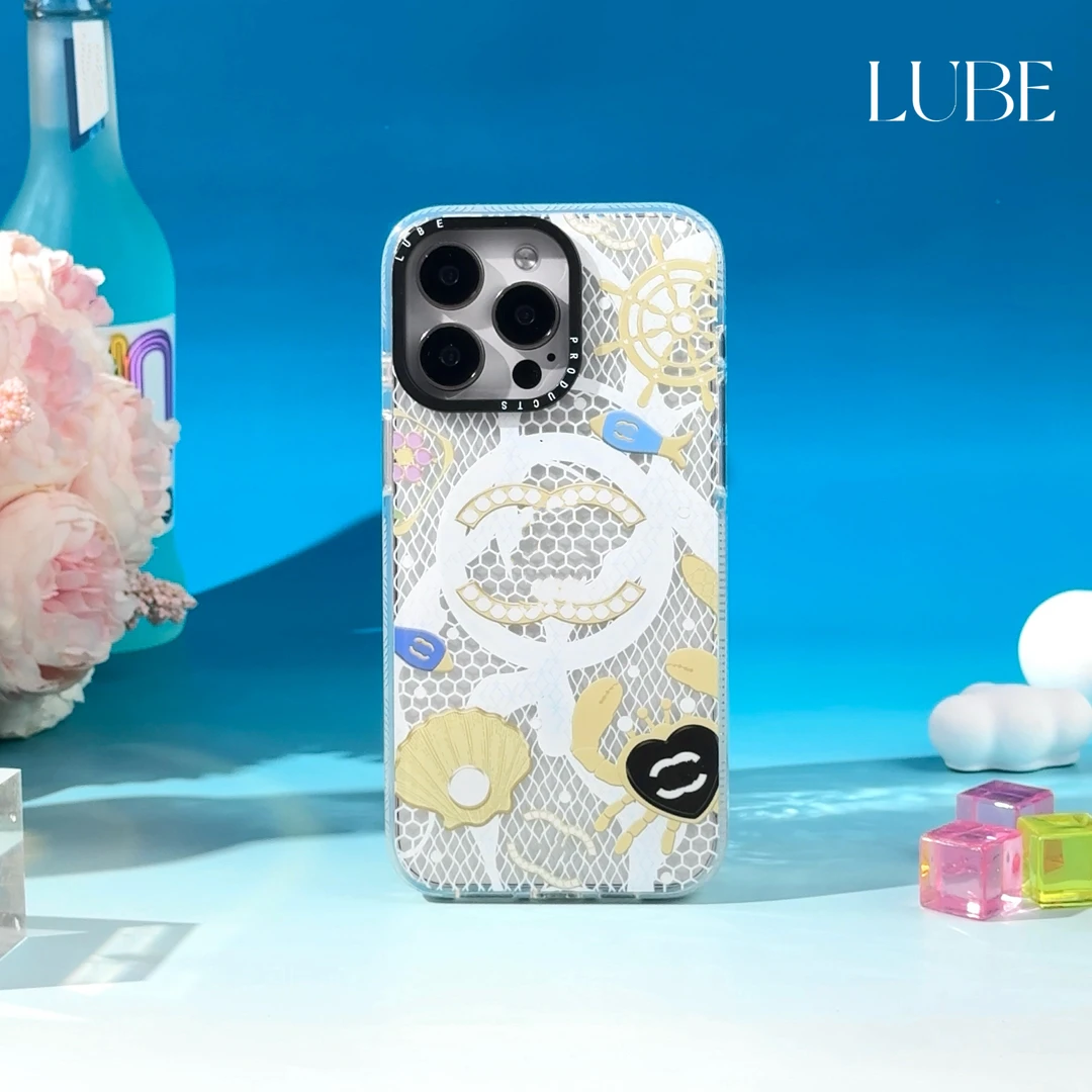 【海洋小香】歪歪高定套啤磁吸壳适用于iPhone16promax/15/14