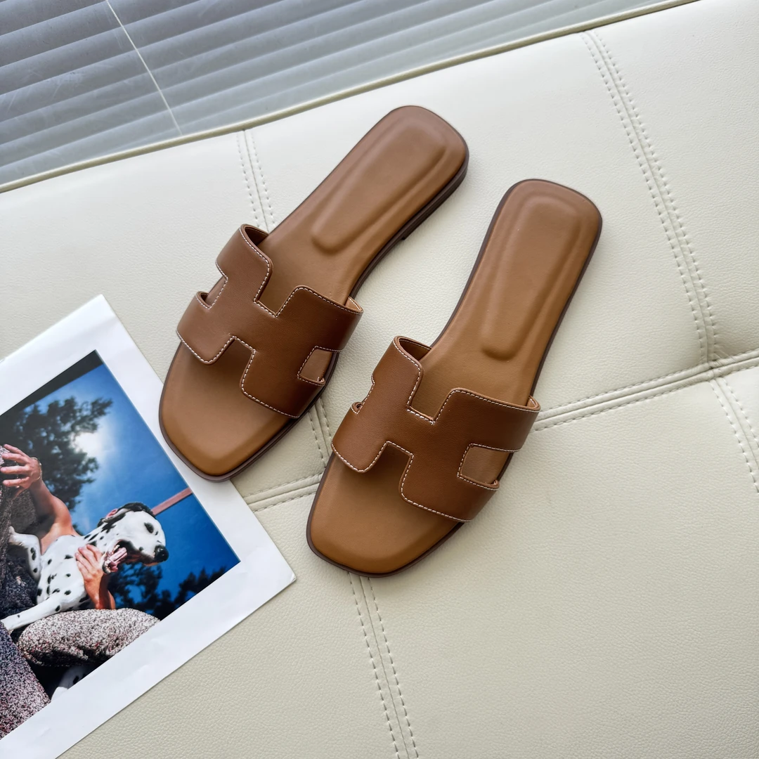 Eaglelyb【爱家拖】夏季外穿时髦经典休闲平底拖