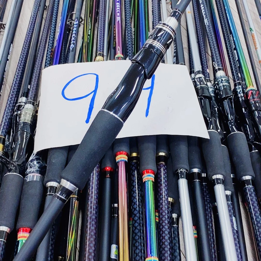 黑银色直柄1.8米路亚竿