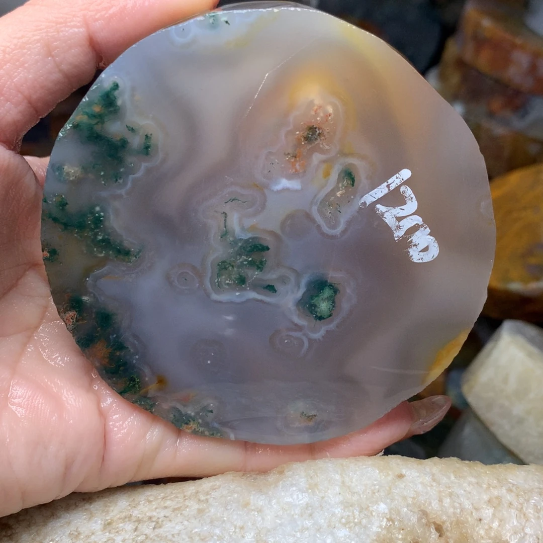 北***光定制玛瑙定制手镯63圈口不退不换