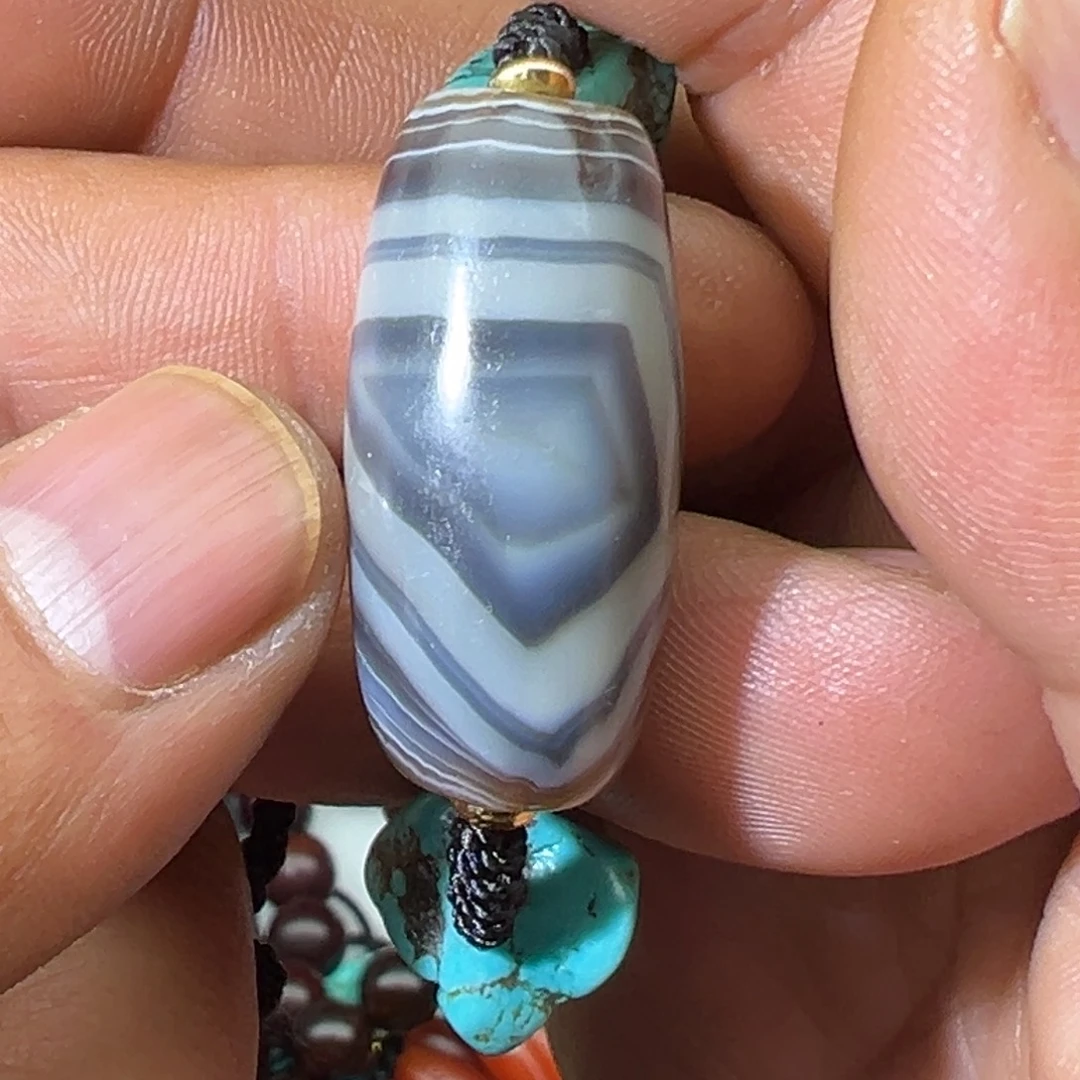 玛瑙/玉髓合金颈饰