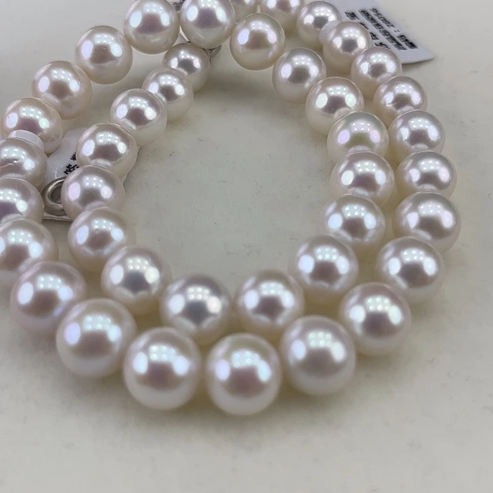 淡水珍珠银S925镶嵌颈饰11➕极光炫彩高品