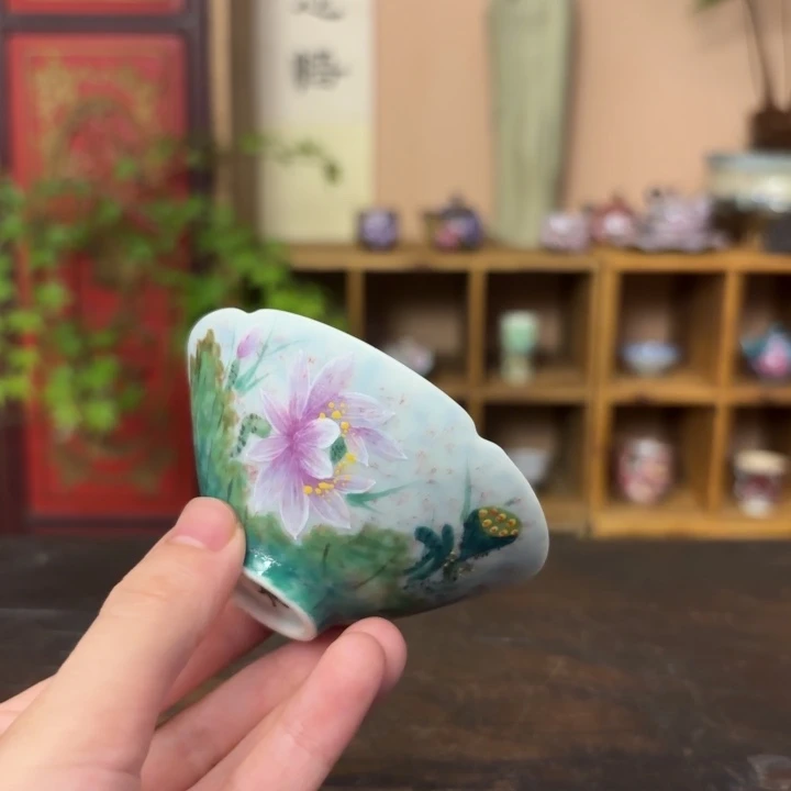 柴烧纯手工手绘陶瓷