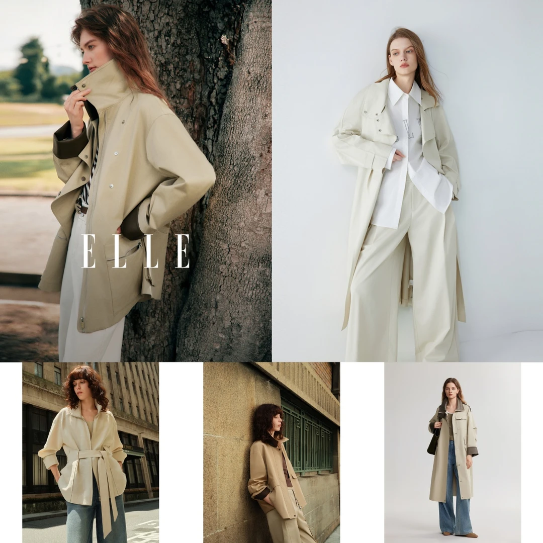 【风衣外套合集】ELLE2025年新款高级感风衣外套-8.12晚