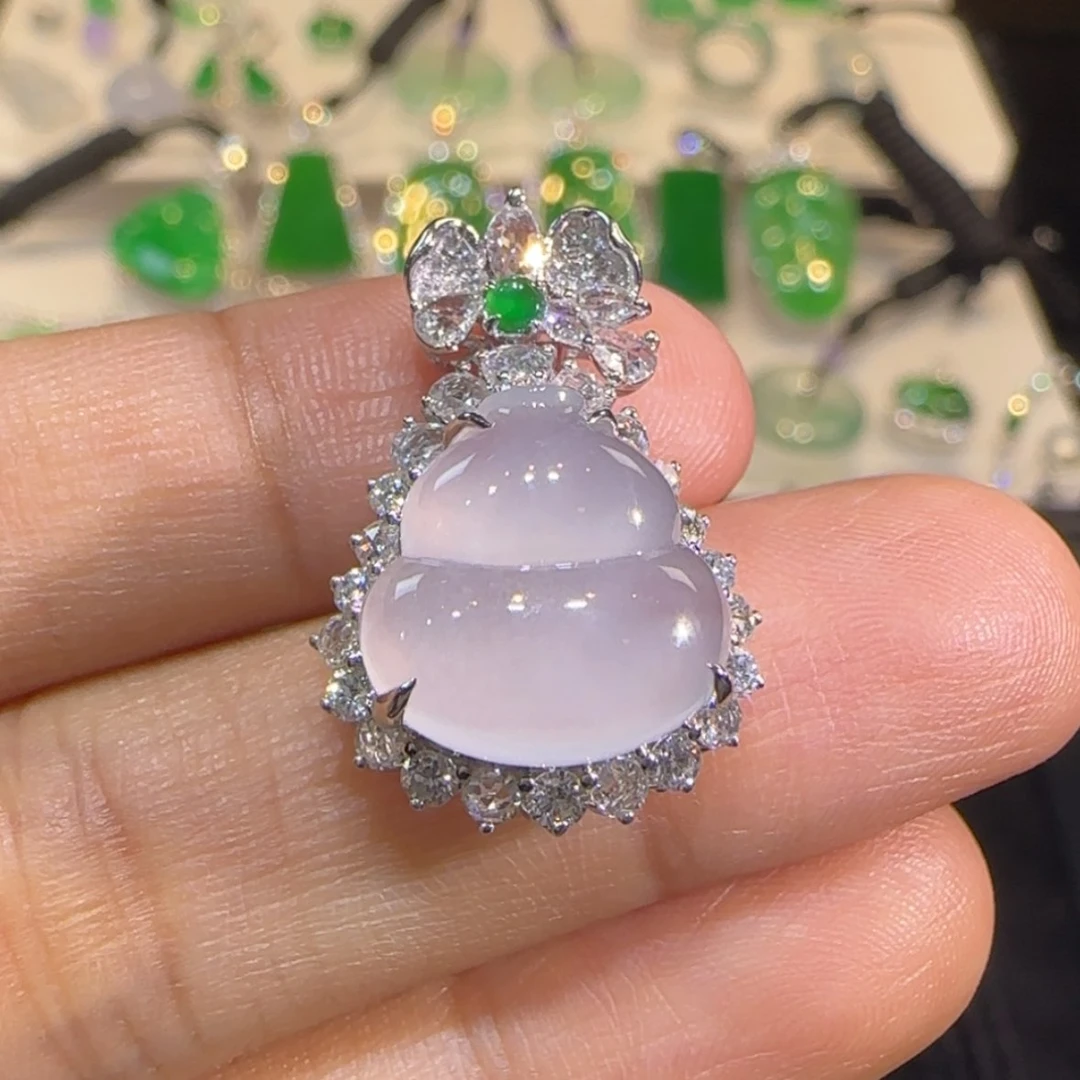 【闪购商品】翡翠戒指18K金镶嵌天然缅甸翡翠A货