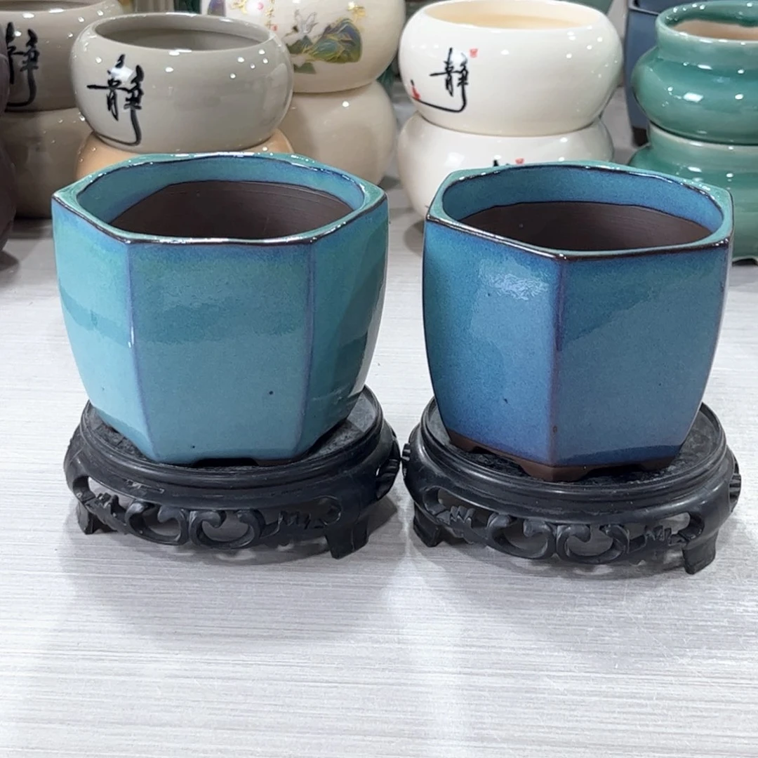 口  10*8陶瓷绿植多肉微瑕花盆