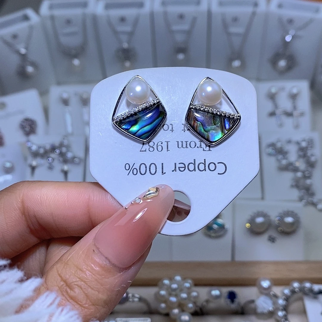 未镶嵌耳饰淡水珍珠