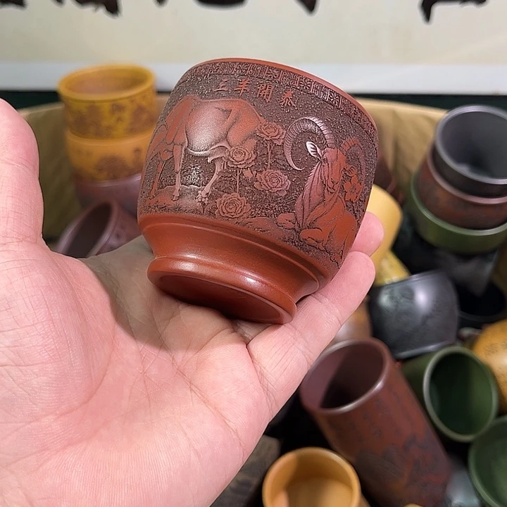 茶杯紫砂全手工紫砂主人杯
