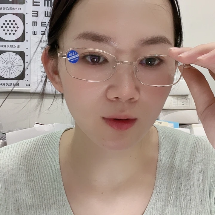 便携平光➕老花镜200