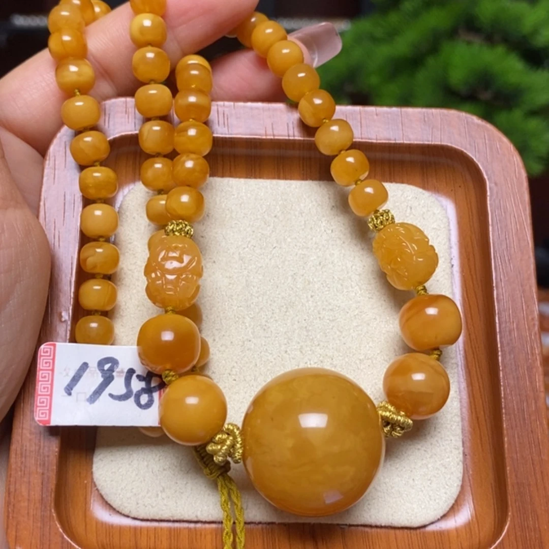 【闪购商品】蜜蜡颈饰未镶嵌项链