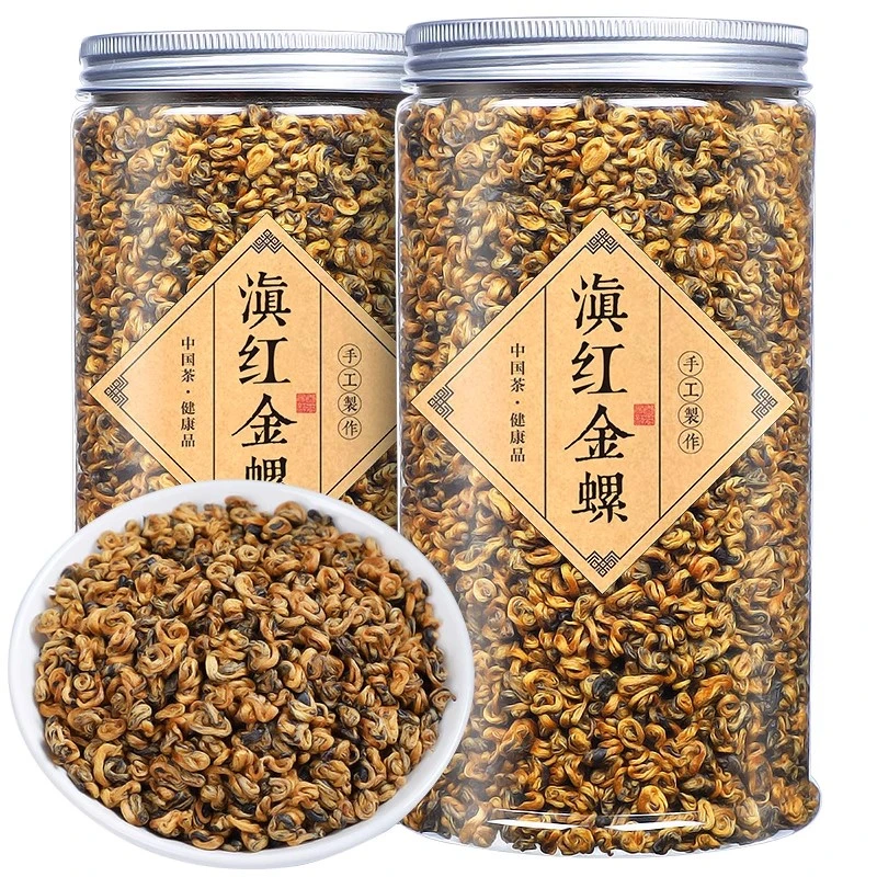 正宗云南凤庆古树滇红金螺2025新茶特级浓香型蜜香茶叶散罐装250g