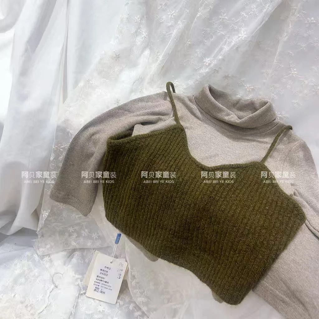 【D11】波家泡菜色两件套童装
