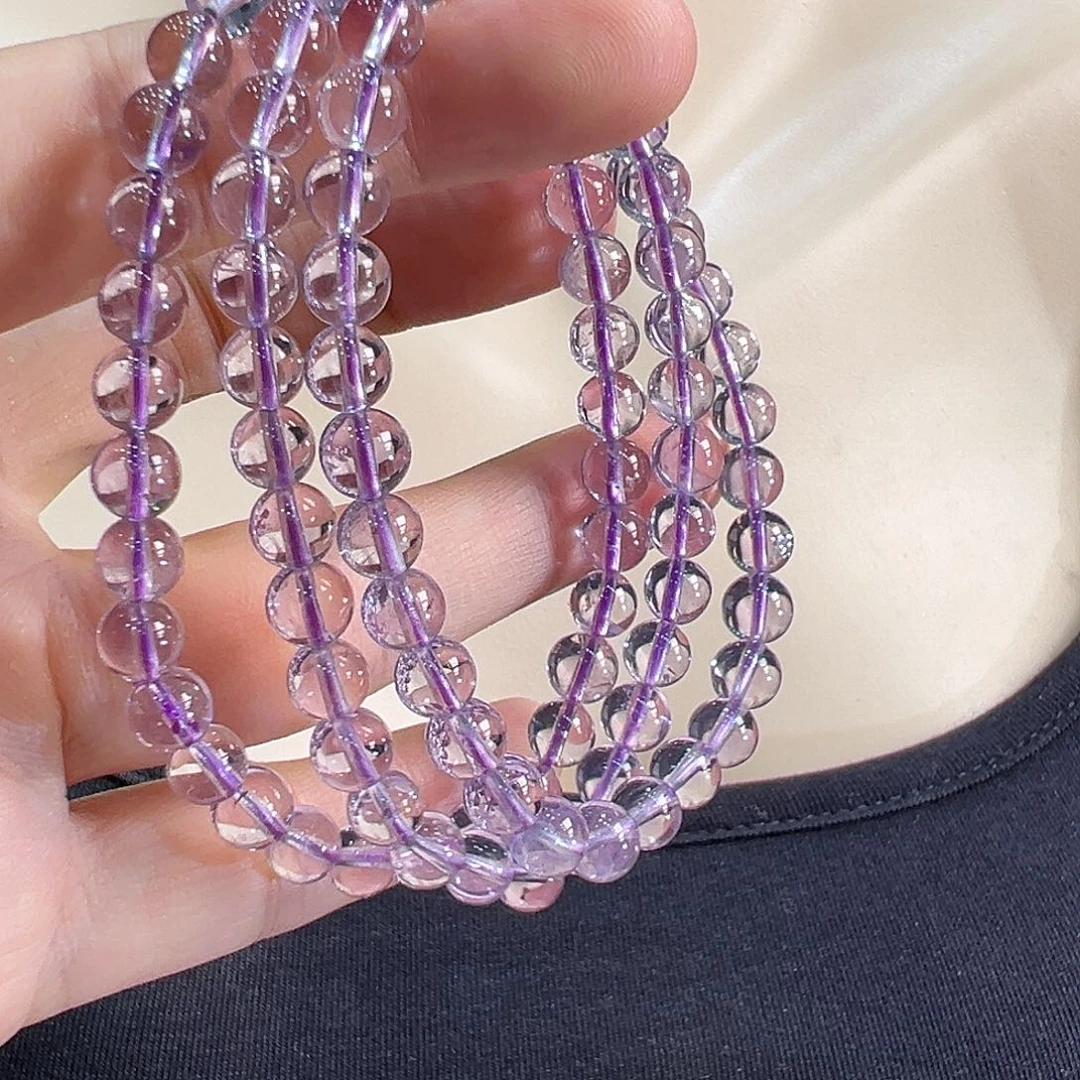 紫晶手链未镶嵌手串