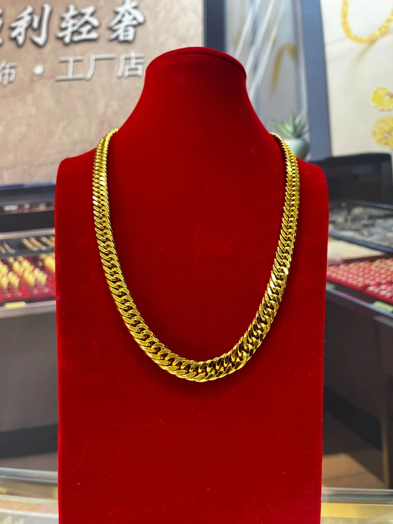 合金项链 【老板项链链子轻奢饰品】商家福利补贴999金色时尚百搭款