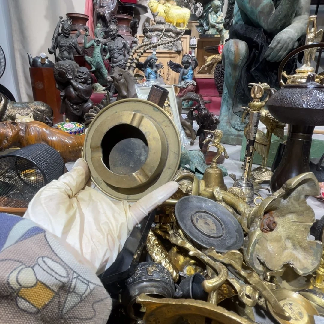 大阪回流铜器摆件