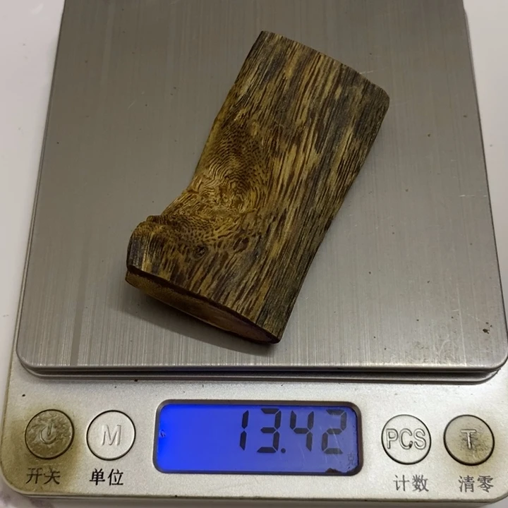 沉香木手把件老料牌子吊坠手把件