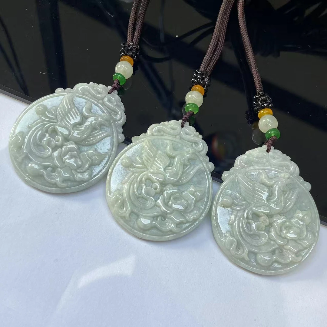 12550天然A货翡翠【凤凰】多样性发一个